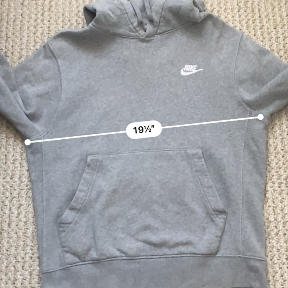 NIKE | Kids Gray Pullover Hoodie Small - Picture 14 of 14